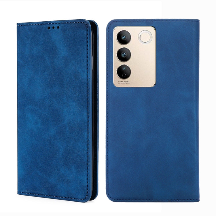 For vivo S16 / S16 Pro Skin Feel Magnetic Horizontal Flip Leather Phone Case