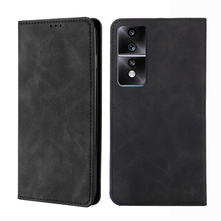 For Honor 80 GT Skin Feel Magnetic Horizontal Flip Leather Phone Case