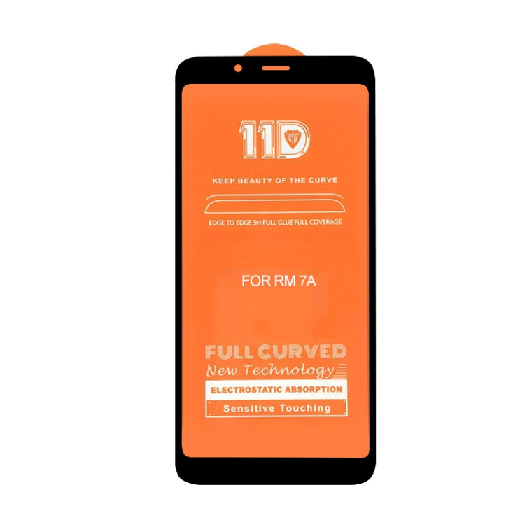 For Xiaomi Redmi 7A mietubl Scratchproof 11D HD Full Glue Full Curved Screen Tempered Glass Film