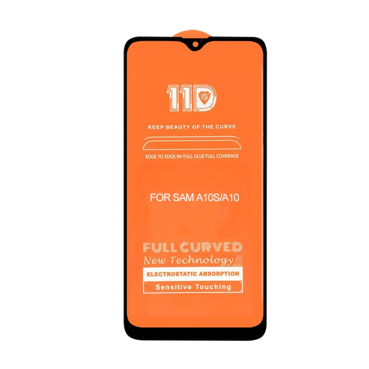 For Galaxy A10 mietubl Scratchproof 11D HD Full Glue Full Curved Screen Tempered Glass Film