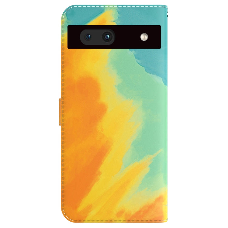 For Google Pixel 7a Watercolor Pattern Flip Leather Phone Case