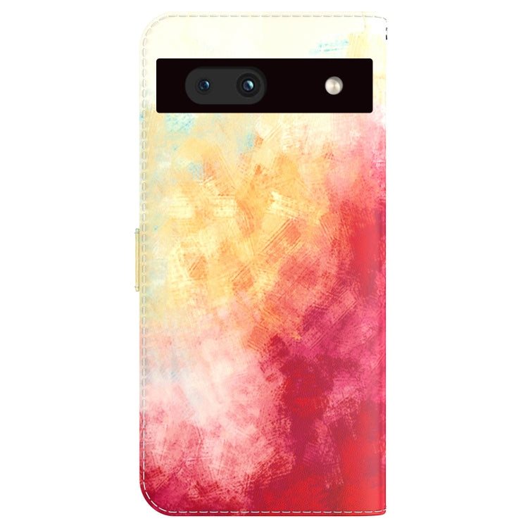 For Google Pixel 7a Watercolor Pattern Flip Leather Phone Case