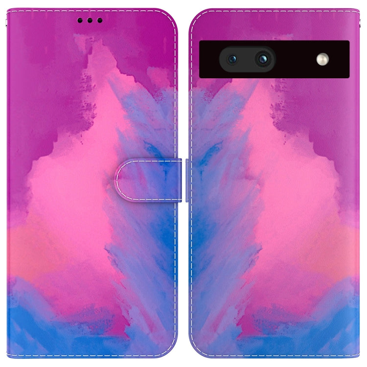 For Google Pixel 7a Watercolor Pattern Flip Leather Phone Case