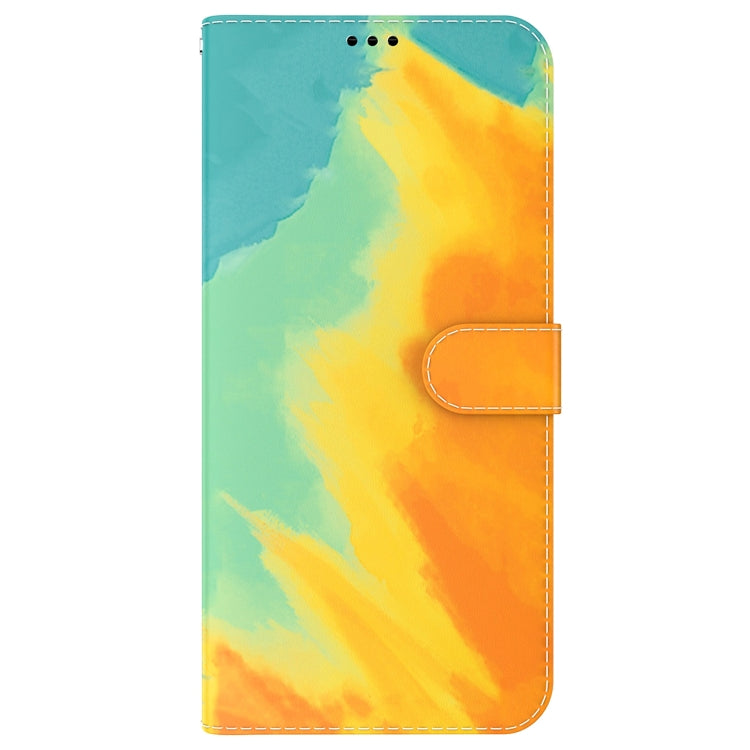 For Infinix Hot 20 Play Watercolor Pattern Flip Leather Phone Case