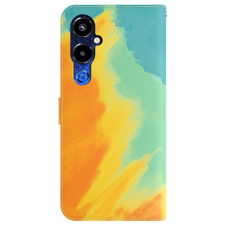 For Tecno Pova 4 Pro Watercolor Pattern Flip Leather Phone Case