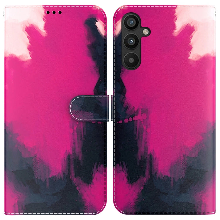 For Samsung Galaxy A54 5G Watercolor Pattern Flip Leather Phone Case