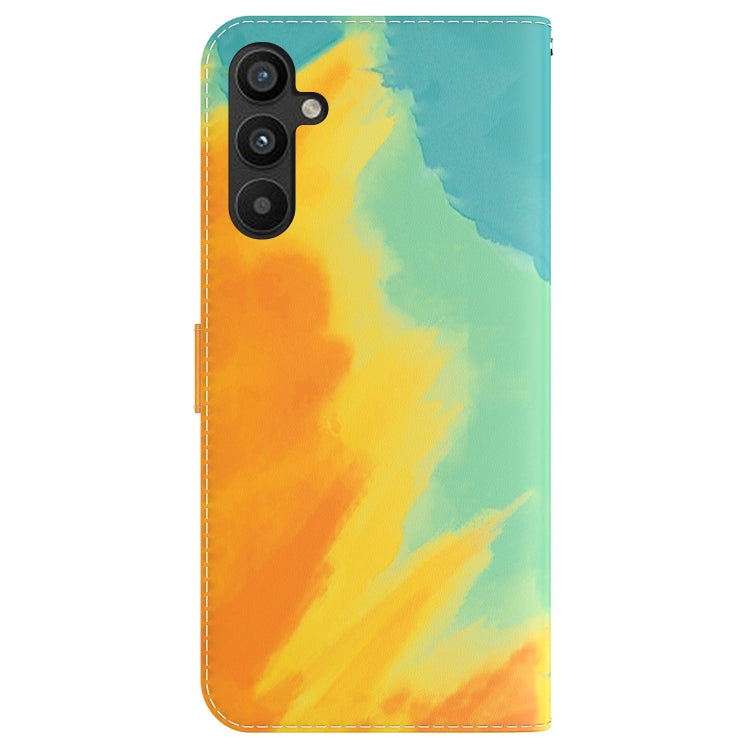 For Samsung Galaxy A54 5G Watercolor Pattern Flip Leather Phone Case
