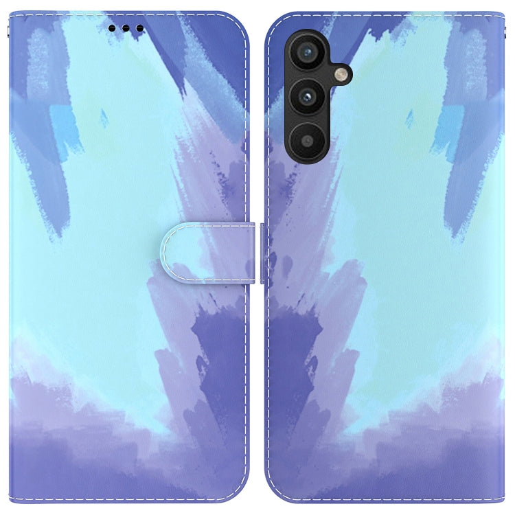 For Samsung Galaxy A54 5G Watercolor Pattern Flip Leather Phone Case