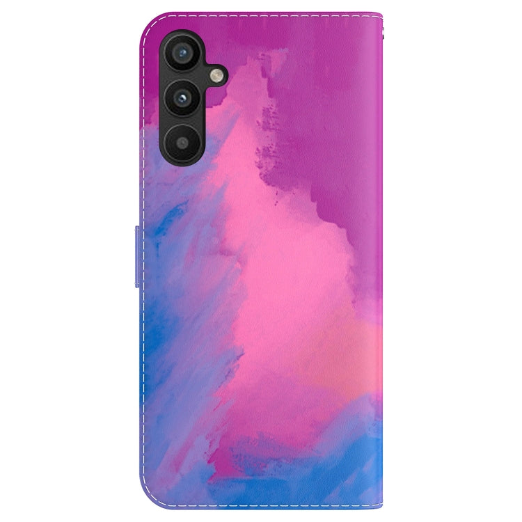 For Samsung Galaxy A54 5G Watercolor Pattern Flip Leather Phone Case
