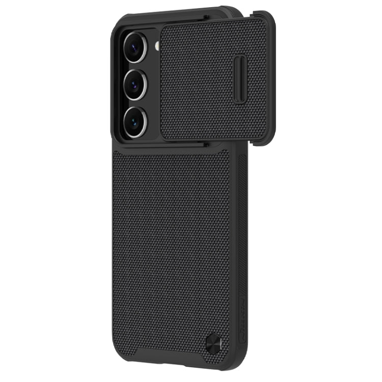 For Samsung Galaxy S23+ 5G NILLKIN 3D Textured Nylon Fiber TPU + PC Phone Case(Black)