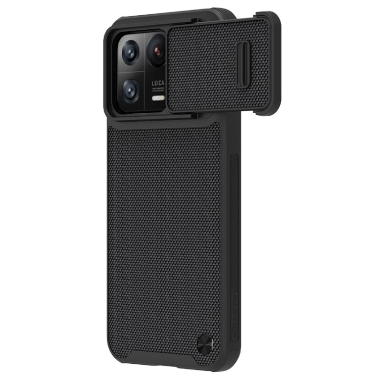 For Xiaomi 13 NILLKIN 3D Textured Nylon Fiber TPU + PC Phone Case(Black)