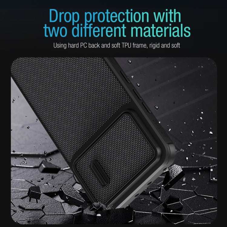 For Xiaomi 13 NILLKIN 3D Textured Nylon Fiber TPU + PC Phone Case(Black)