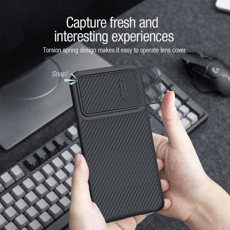 For Xiaomi 13 NILLKIN Synthetic Fiber Camshield Phone Case(Black)