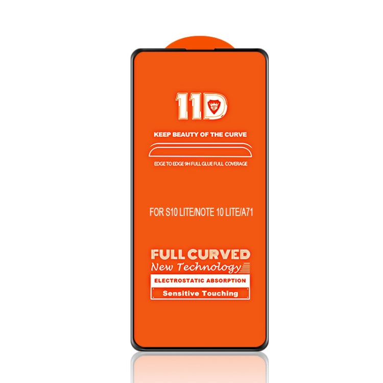 For Galaxy S10e 25 PCS mietubl Scratchproof 11D HD Full Glue Full Curved Screen Tempered Glass Film