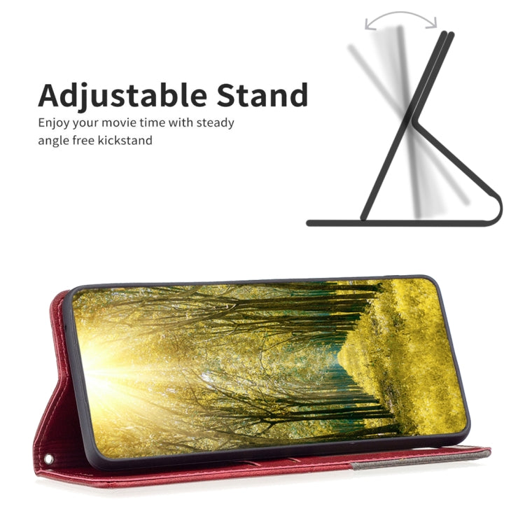 For Xiaomi Redmi 12C Prismatic Invisible Magnetic Leather Phone Case