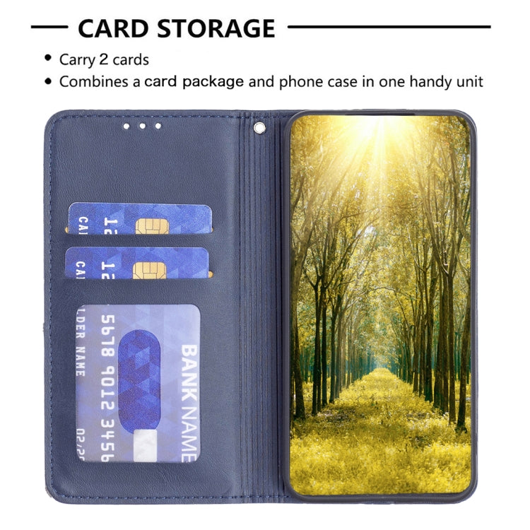 For Xiaomi Redmi 12C Prismatic Invisible Magnetic Leather Phone Case