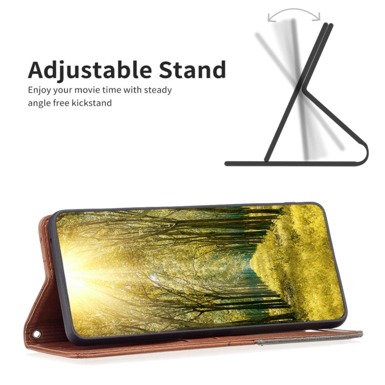 For Xiaomi Redmi 12C Prismatic Invisible Magnetic Leather Phone Case