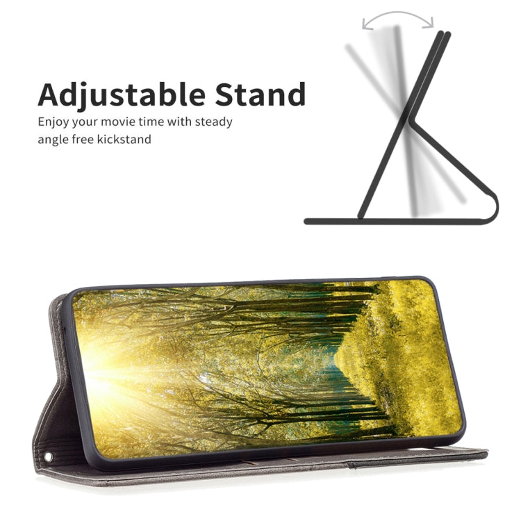 For Xiaomi Redmi 12C Prismatic Invisible Magnetic Leather Phone Case