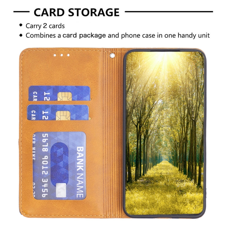 For Xiaomi Redmi 12C Prismatic Invisible Magnetic Leather Phone Case