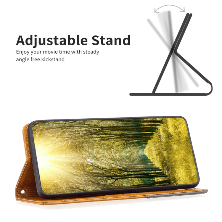 For Xiaomi Redmi 12C Prismatic Invisible Magnetic Leather Phone Case