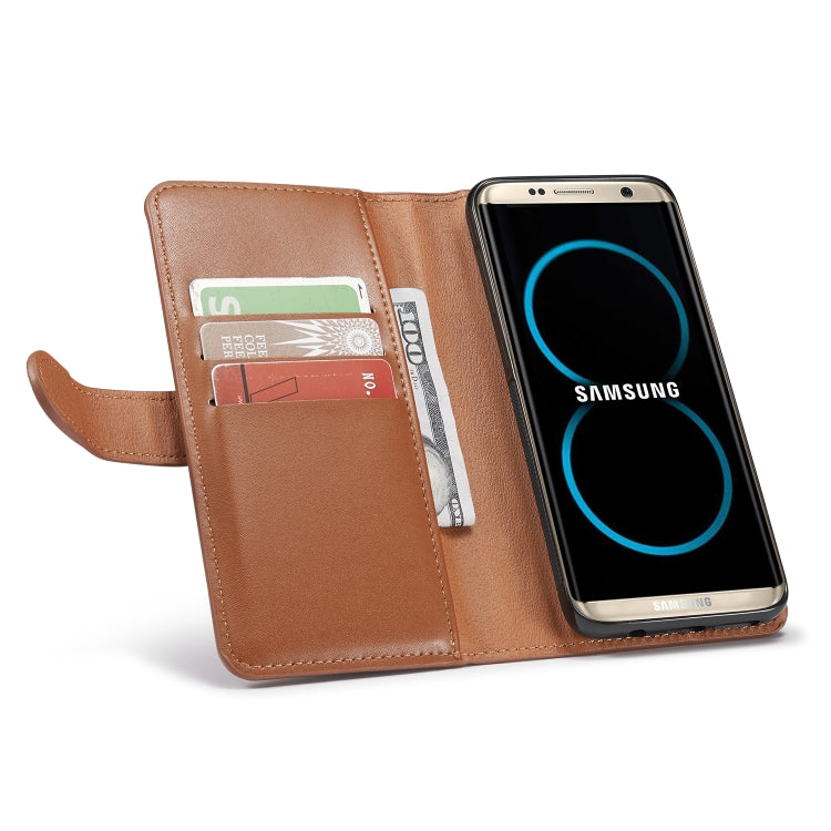 For Galaxy Note 8 Plain Texture Zipper Horizontal Flip Leather Case with Card Slots & Wallet Function