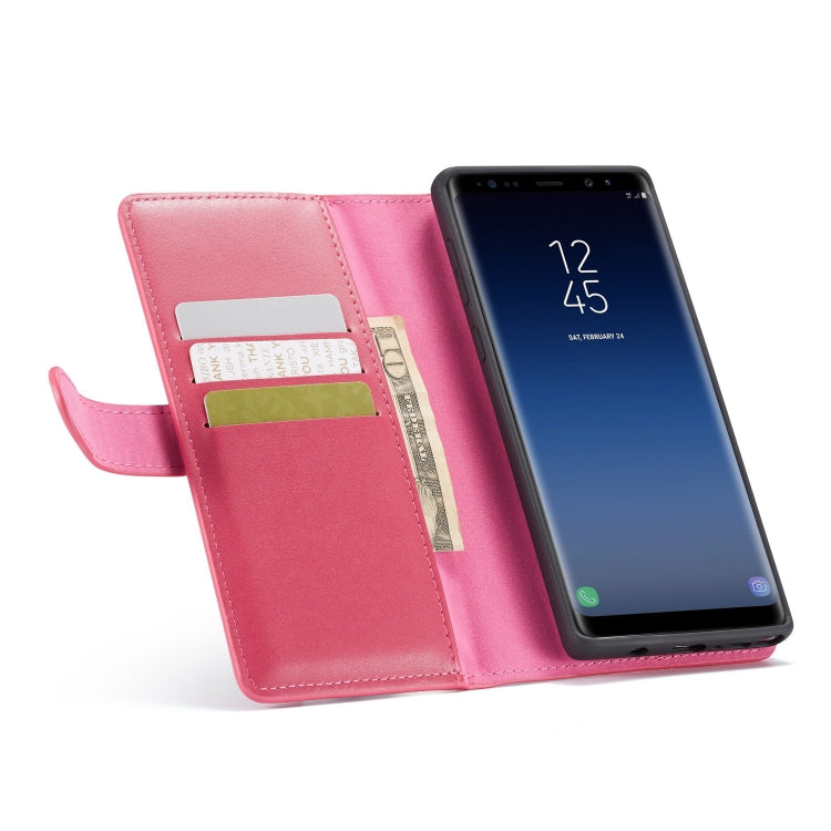 For Galaxy Note9 Plain Texture Zipper Horizontal Flip Leather Case with Card Slots & Wallet Function
