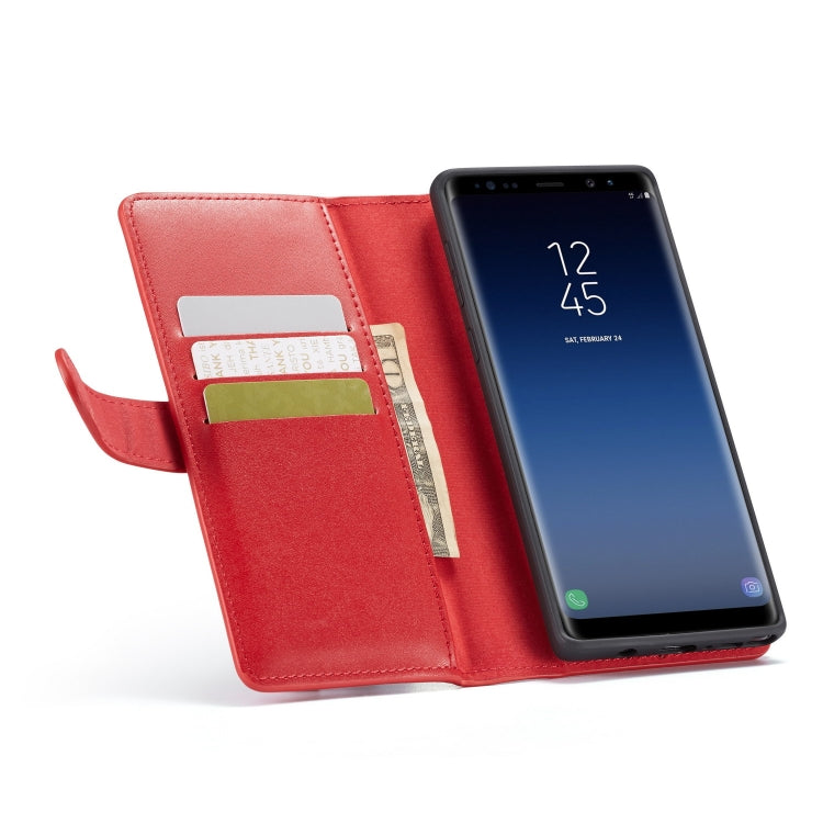 For Galaxy Note9 Plain Texture Zipper Horizontal Flip Leather Case with Card Slots & Wallet Function