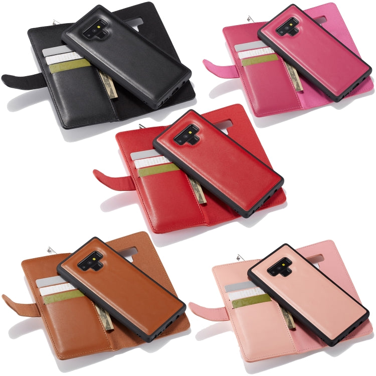 For Galaxy Note9 Plain Texture Zipper Horizontal Flip Leather Case with Card Slots & Wallet Function