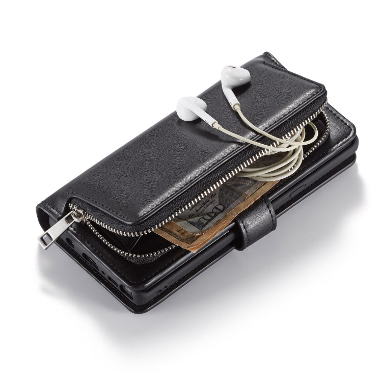 For Galaxy Note9 Plain Texture Zipper Horizontal Flip Leather Case with Card Slots & Wallet Function