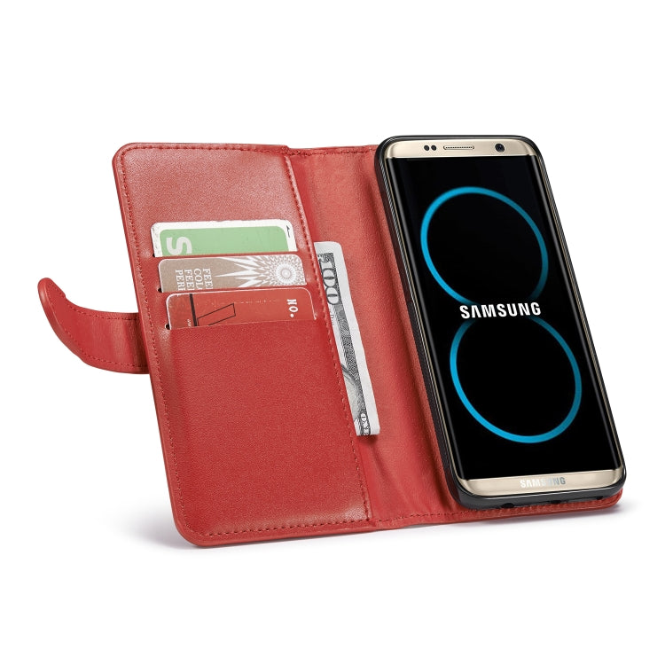 For Galaxy S8 Plus Plain Texture Zipper Horizontal Flip Leather Case with Card Slots & Wallet Function