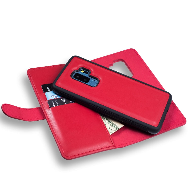 For Galaxy S9 Plus Plain Texture Zipper Horizontal Flip Leather Case with Card Slots & Wallet Function