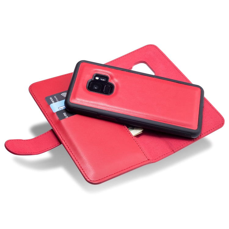 For Galaxy S9 Plain Texture Zipper Horizontal Flip Leather Case with Card Slots & Wallet Function
