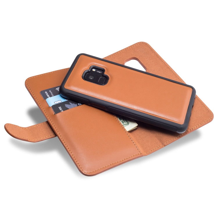 For Galaxy S9 Plain Texture Zipper Horizontal Flip Leather Case with Card Slots & Wallet Function
