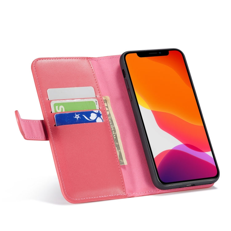 For iPhone 11 Pro Plain Texture Zipper Horizontal Flip Leather Case with Card Slots & Wallet Function