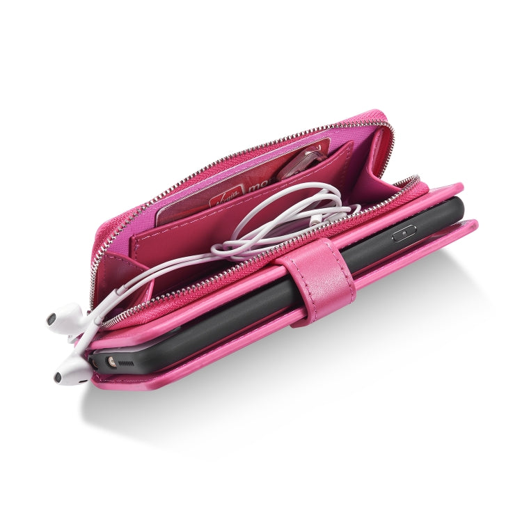 For iPhone 11 Pro Plain Texture Zipper Horizontal Flip Leather Case with Card Slots & Wallet Function