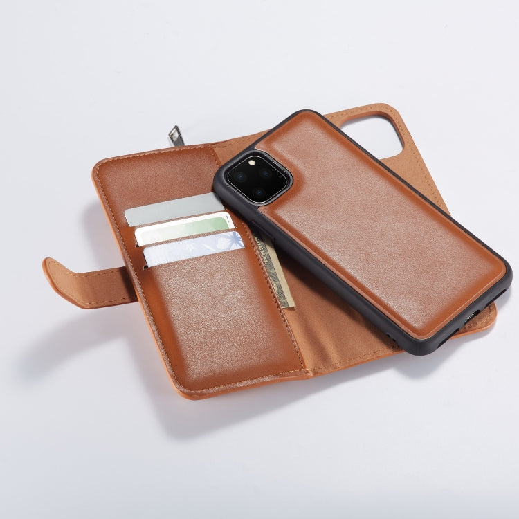 For iPhone 11 Pro Plain Texture Zipper Horizontal Flip Leather Case with Card Slots & Wallet Function
