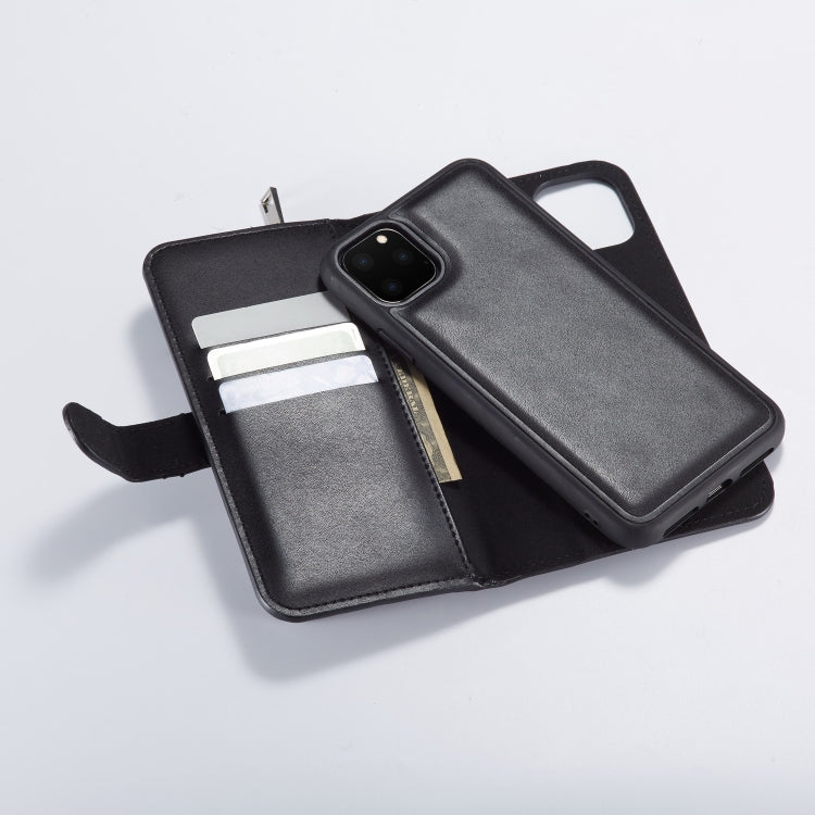 For iPhone 11 Pro Plain Texture Zipper Horizontal Flip Leather Case with Card Slots & Wallet Function