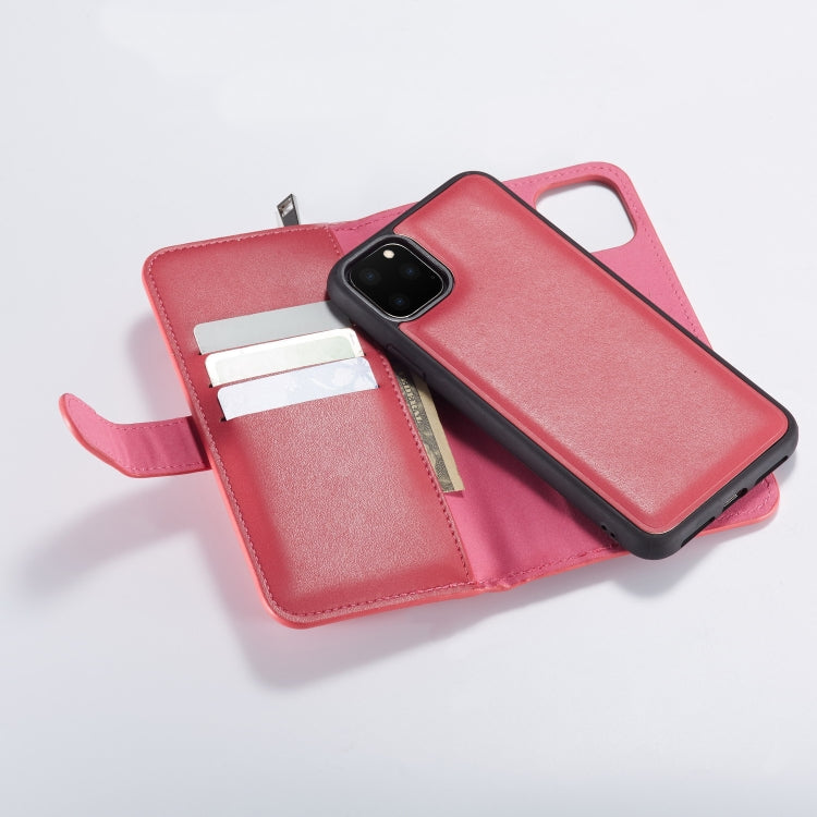 For iPhone 11 Pro Max Plain Texture Zipper Horizontal Flip Leather Case with Card Slots & Wallet Function