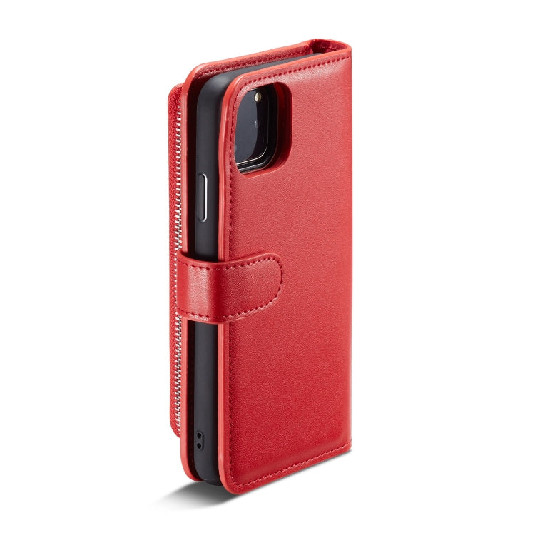 For iPhone 11 Pro Max Plain Texture Zipper Horizontal Flip Leather Case with Card Slots & Wallet Function