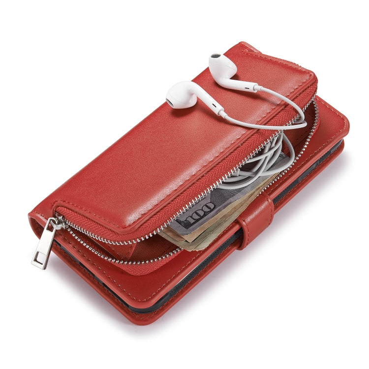 For iPhone 11 Pro Max Plain Texture Zipper Horizontal Flip Leather Case with Card Slots & Wallet Function