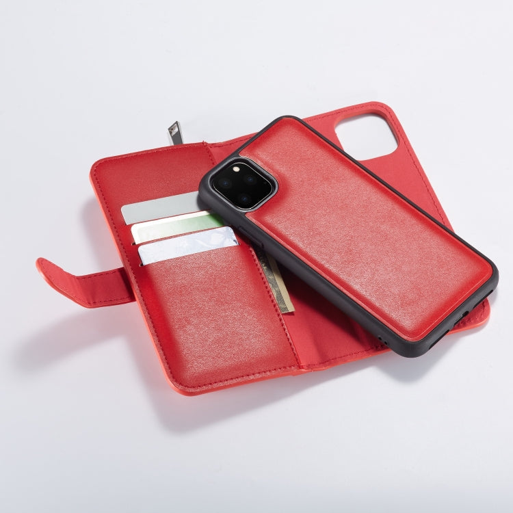 For iPhone 11 Pro Max Plain Texture Zipper Horizontal Flip Leather Case with Card Slots & Wallet Function