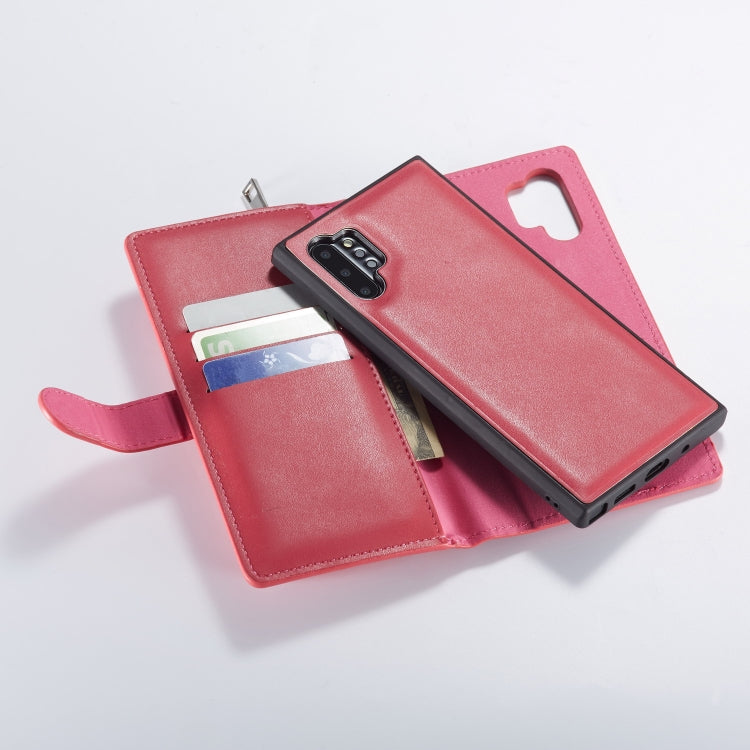 For Galaxy Note 10 Plain Texture Zipper Horizontal Flip Leather Case with Card Slots & Wallet Function