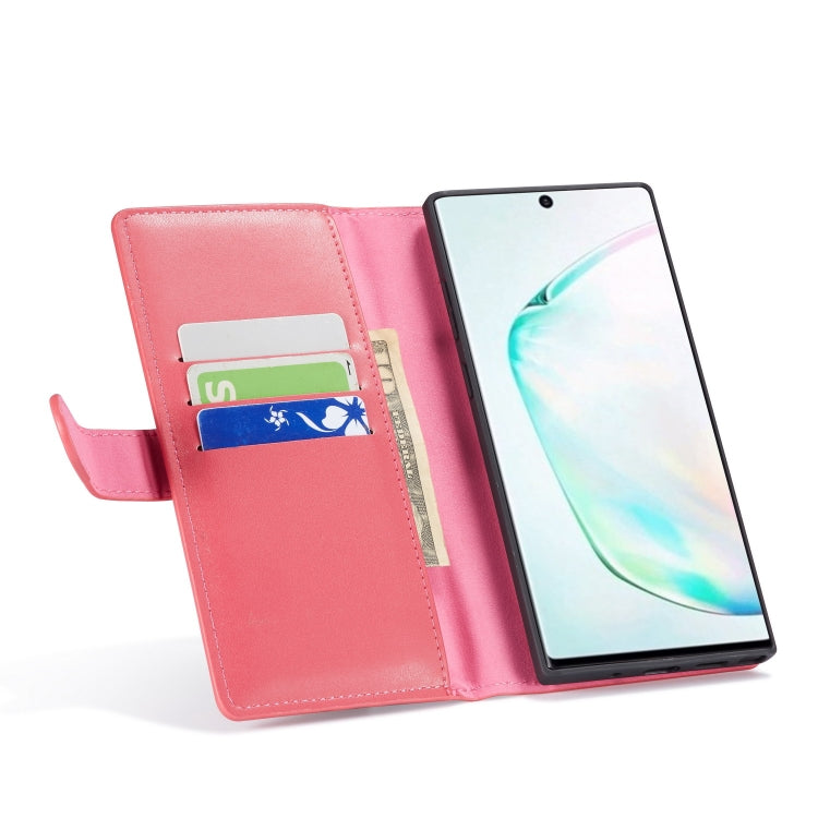 For Galaxy Note 10 Plus Plain Texture Zipper Horizontal Flip Leather Case with Card Slots & Wallet Function