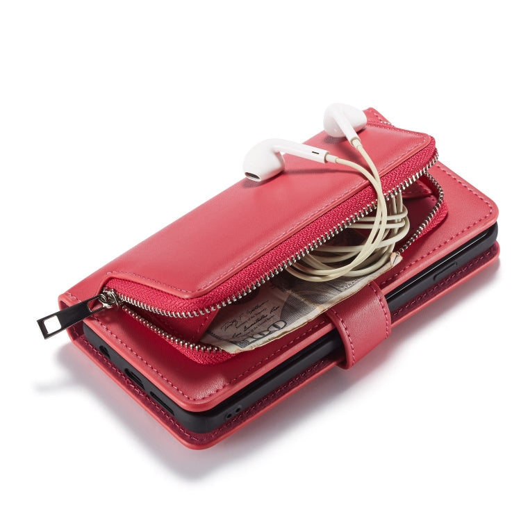 For Galaxy S10 Plain Texture Zipper Horizontal Flip Leather Case with Card Slots & Wallet Function