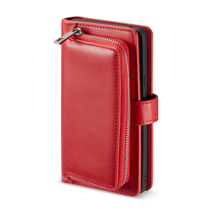 For Galaxy S10 Plain Texture Zipper Horizontal Flip Leather Case with Card Slots & Wallet Function