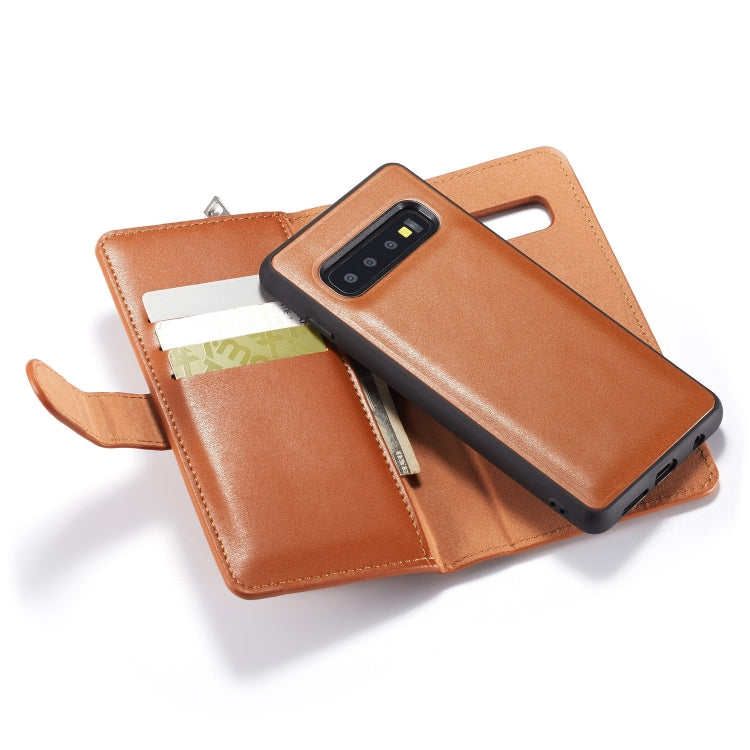 For Galaxy S10 Plain Texture Zipper Horizontal Flip Leather Case with Card Slots & Wallet Function