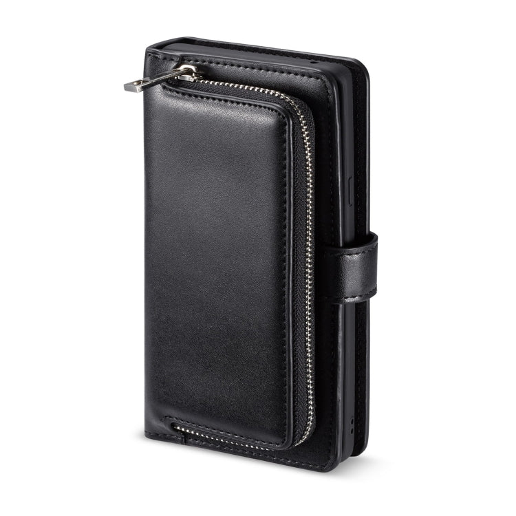 For Galaxy S10 Plain Texture Zipper Horizontal Flip Leather Case with Card Slots & Wallet Function