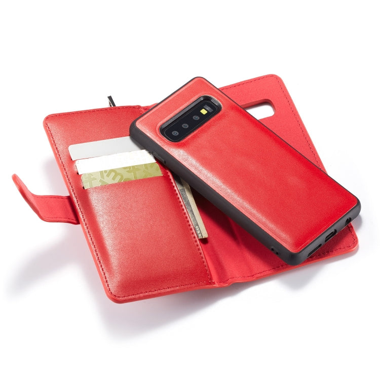 For Galaxy S10 Plus Plain Texture Zipper Horizontal Flip Leather Case with Card Slots & Wallet Function