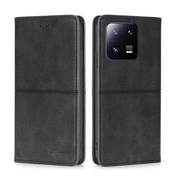 For Xiaomi 13 Pro Cow Texture Magnetic Horizontal Flip Leather Phone Case