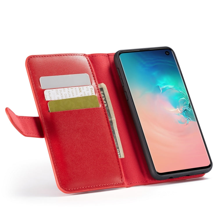 For Galaxy S10 Lite Plain Texture Zipper Horizontal Flip Leather Case with Card Slots & Wallet Function